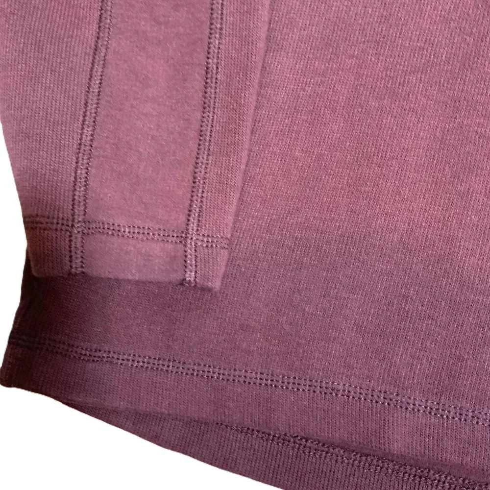 Eddie Bauer Maroon QuarterZip Long Sleeve Pullover Sweater XL Grunge Granola Boy